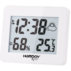 Thermomètre hydromètre et réveil