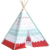 Tipi d’extérieur Adèle rose et bleu