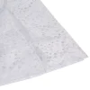 Tissu déco blanc argenté