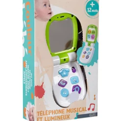 Téléphone musical et lumineux 1er âge