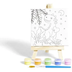 Toile à peindre avec accessoires inclus 15,5x10cm