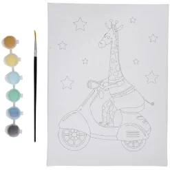 Toile à peindre pour enfant 24x18cm