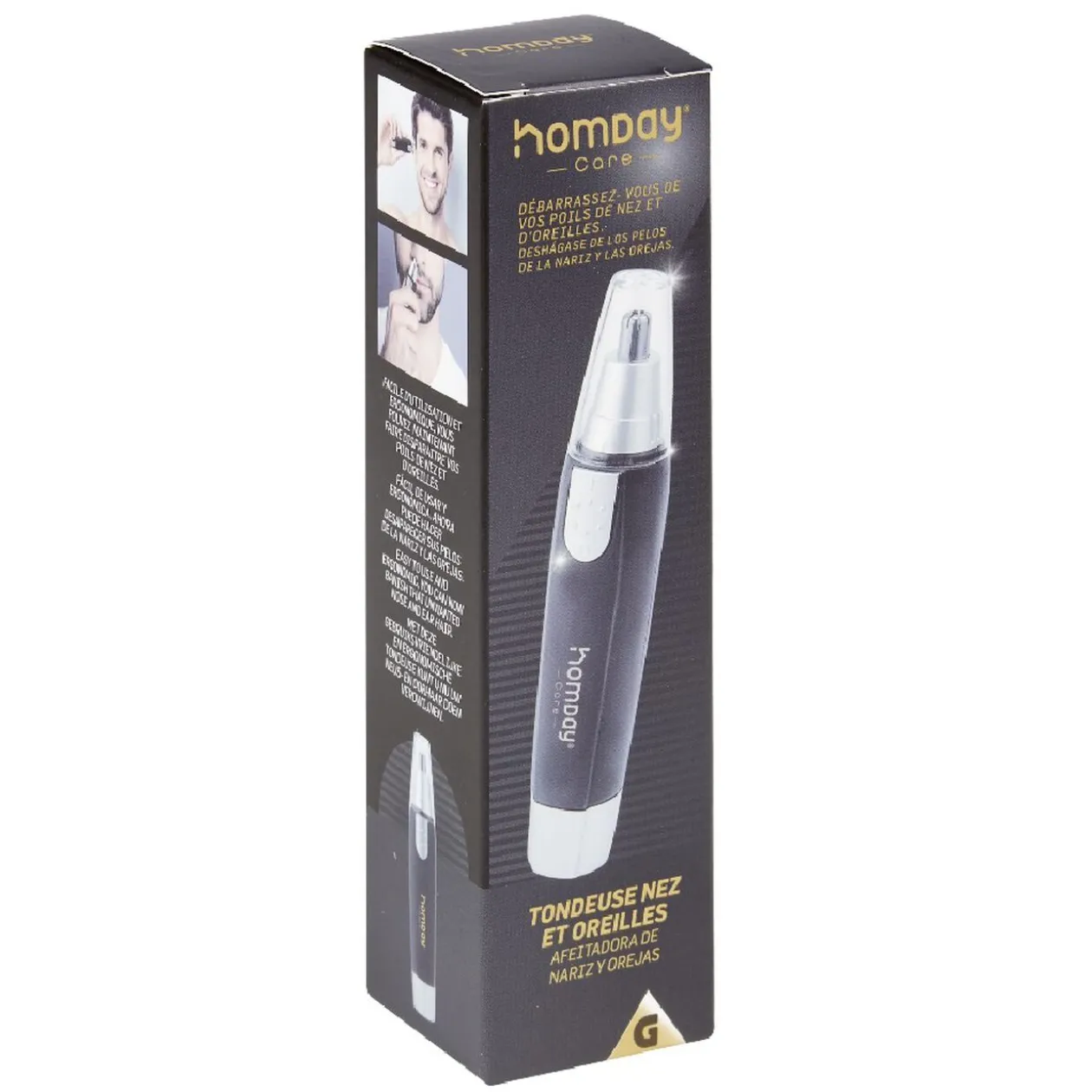 Tondeuse poils de nez et oreille Homday Care