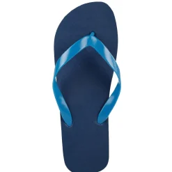 Tong Homme bleu marine avec brides bleu clair T41/46