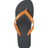 Tong Homme gris avec brides orange T41/46