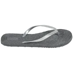 Tong pour femme gris pailleté taille 36/37