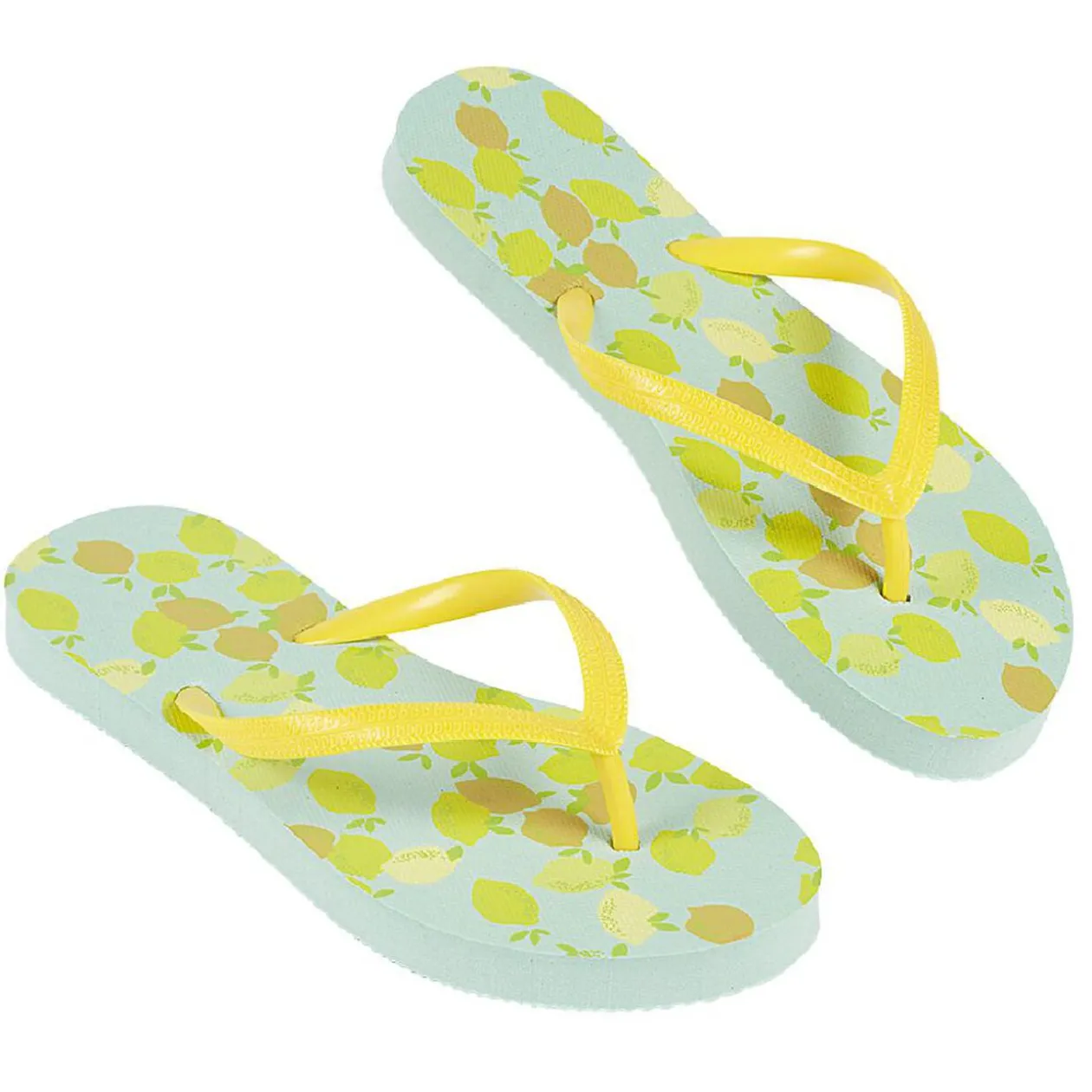 Tong pour femme motif citron taille 38/39