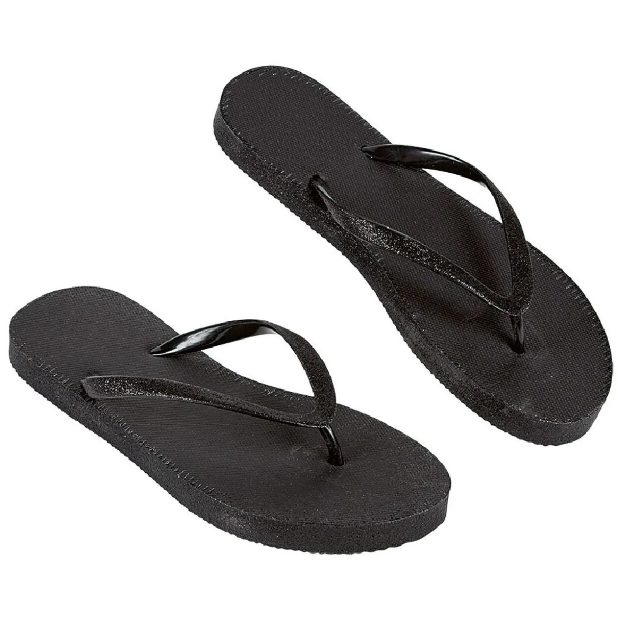 Tong pour femme noir pailleté taille 36/37