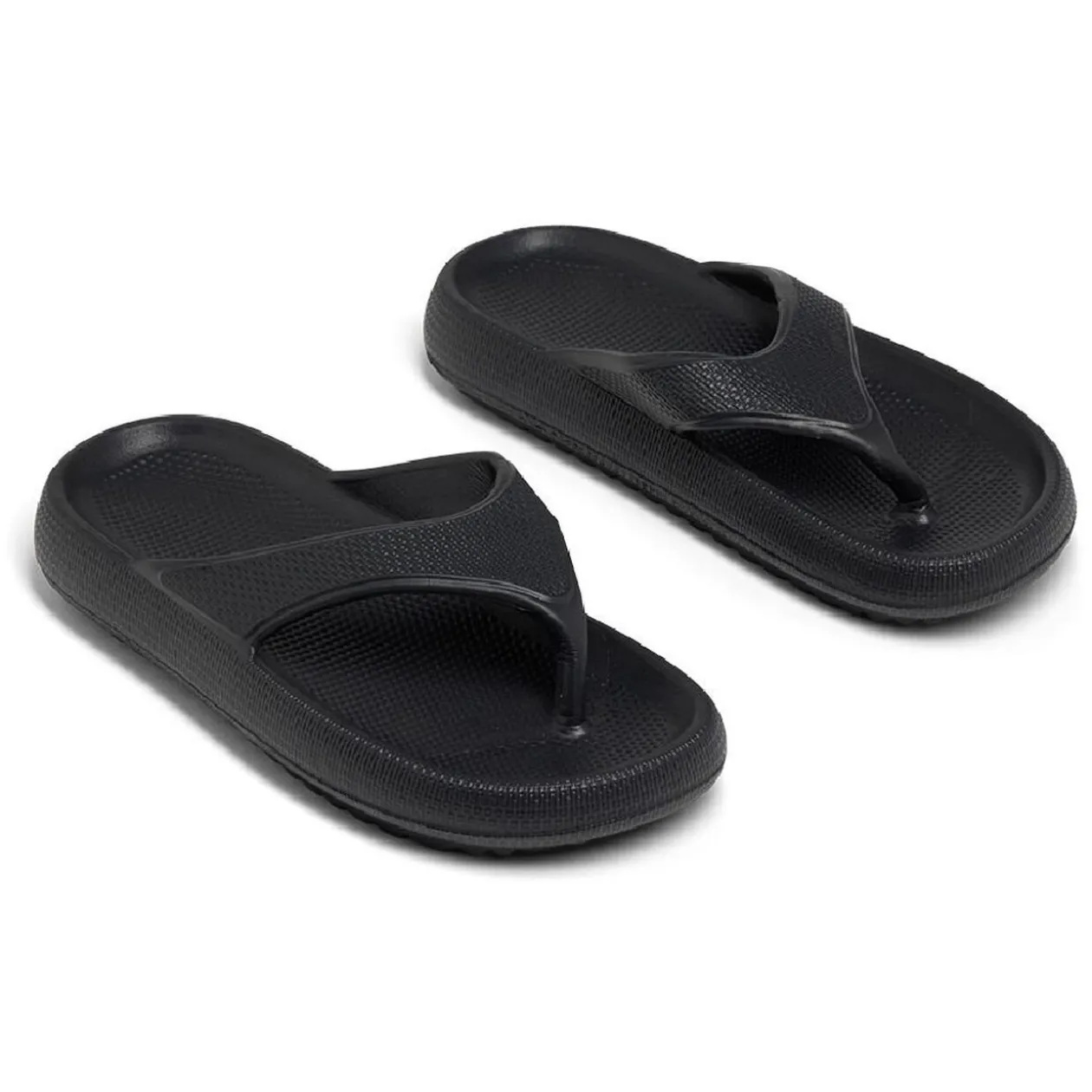 Tongs caoutchouc noir 42/43