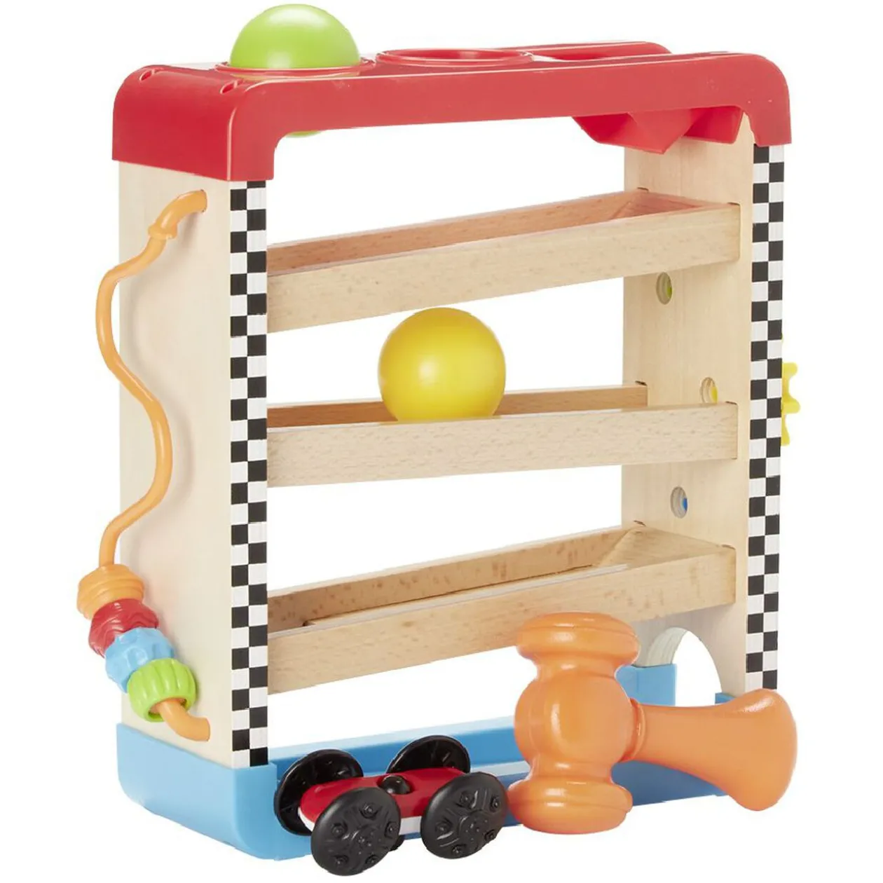 Tour d'activités 4 en 1 en bois certifié FSC®