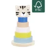 Tour empilable Chat en bois