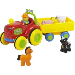 Tracteur et animaux de la ferme