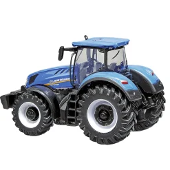 Tracteur New holland bleu en métal