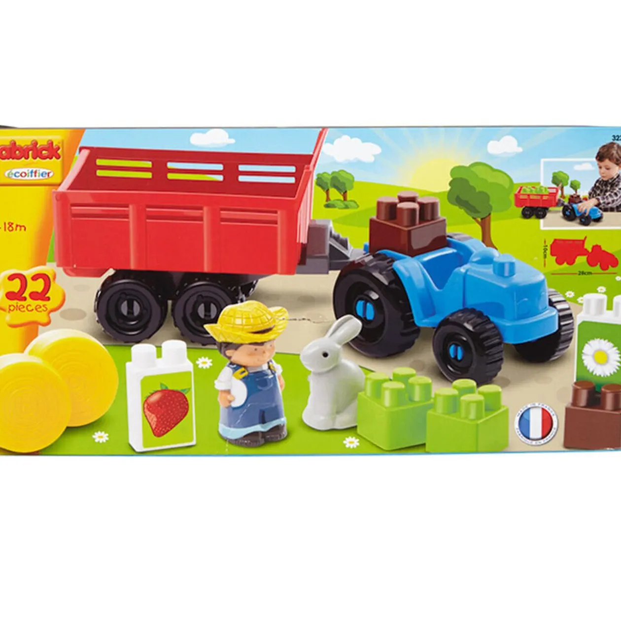 Tracteur remorque personnages