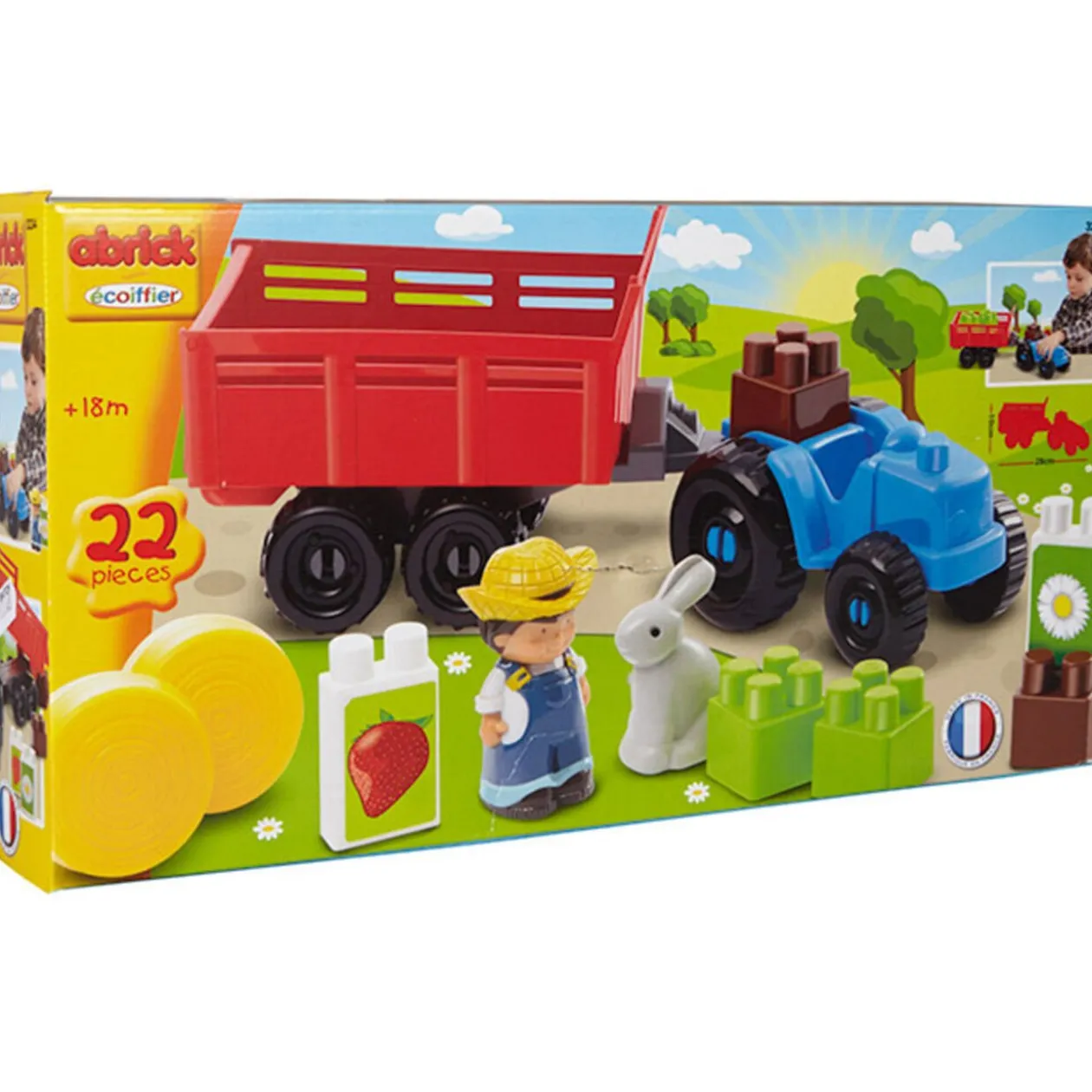 Tracteur remorque personnages