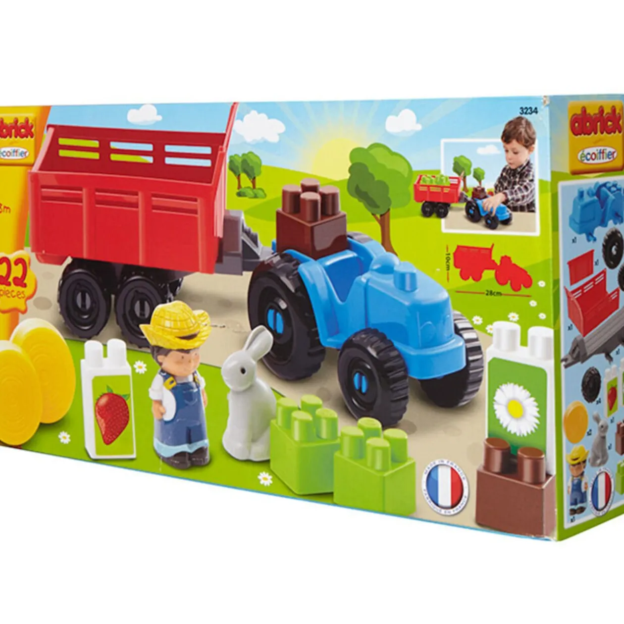 Tracteur remorque personnages