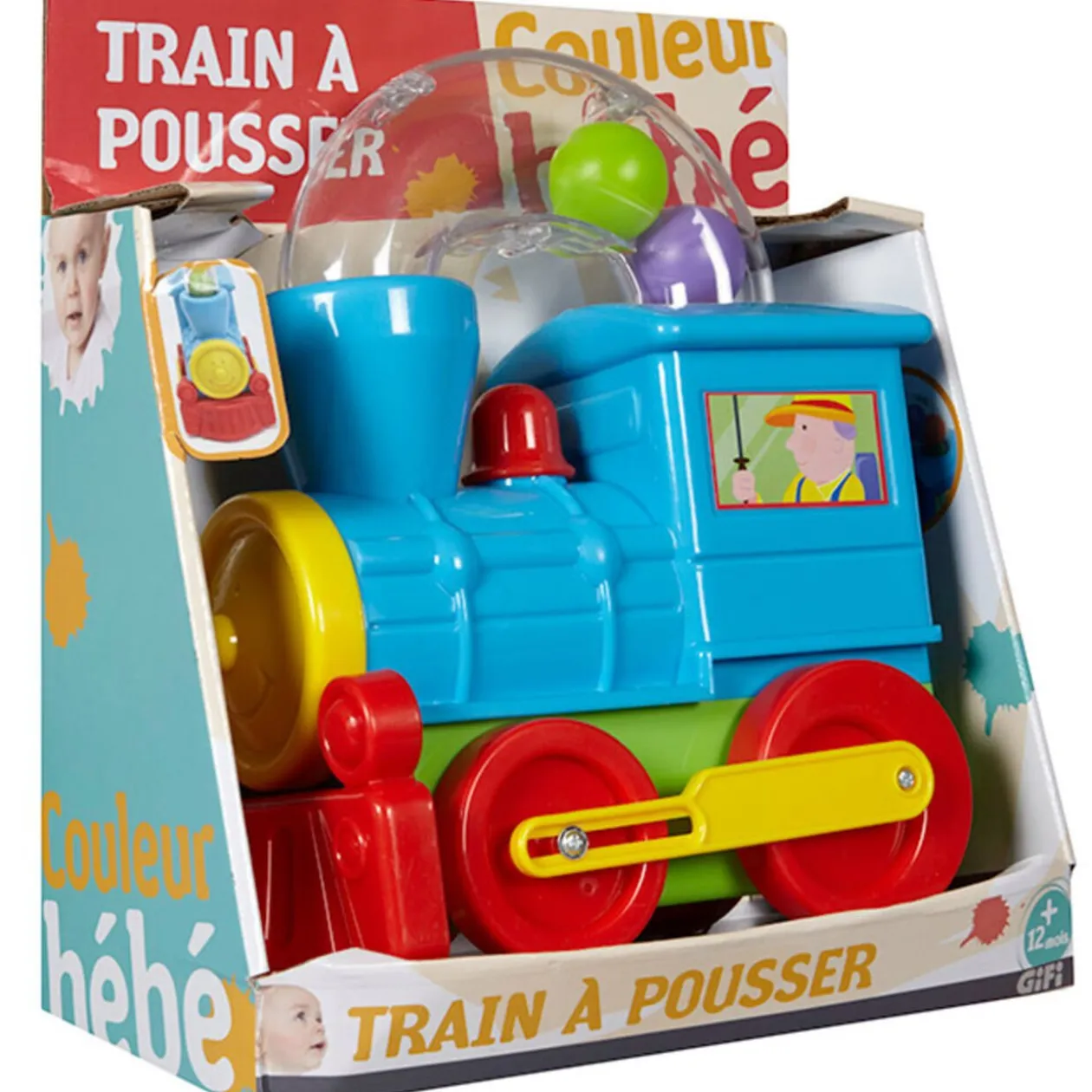 Train à pousser éducatif