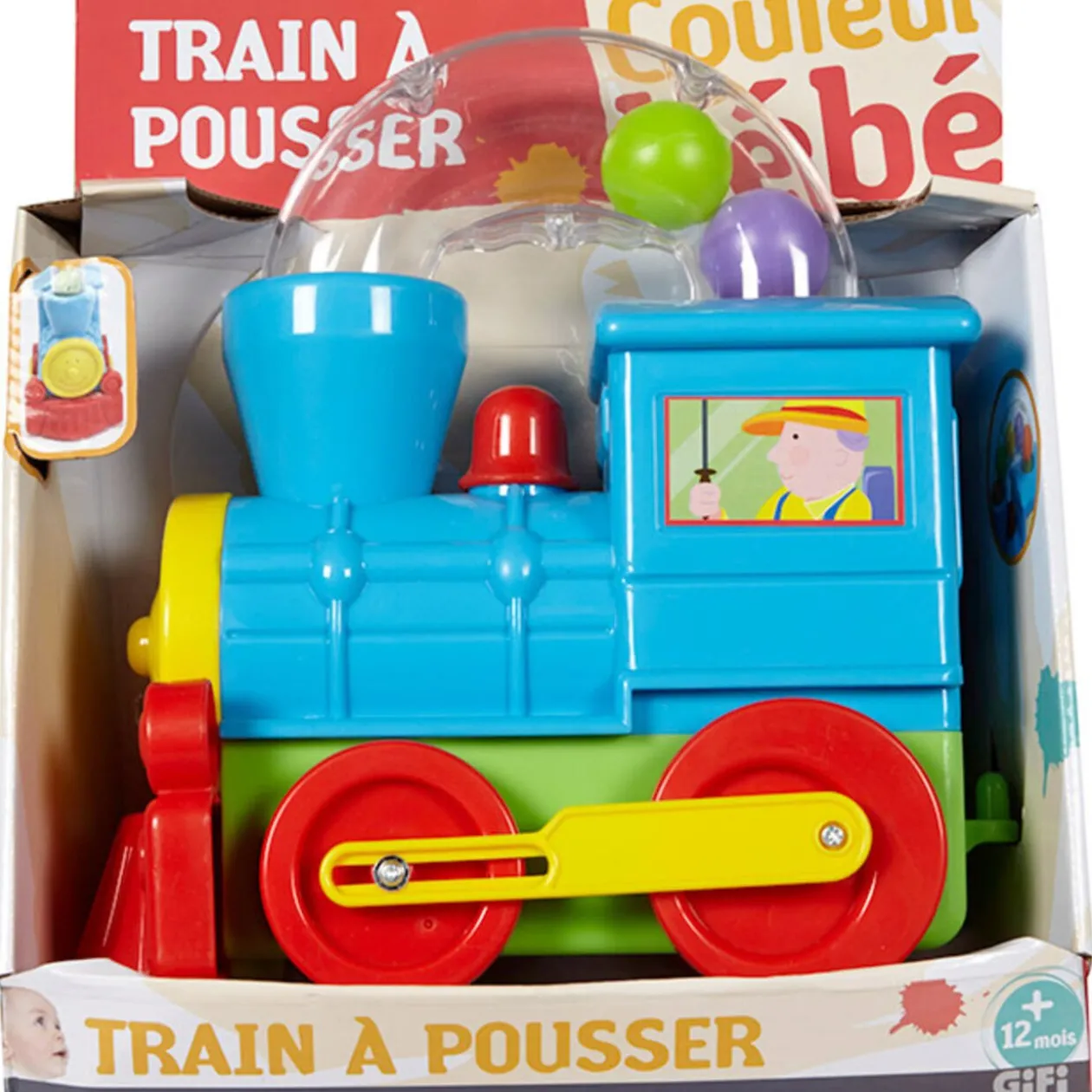 Train à pousser éducatif