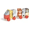Train d'éveil en bois à assembler animaux jungle