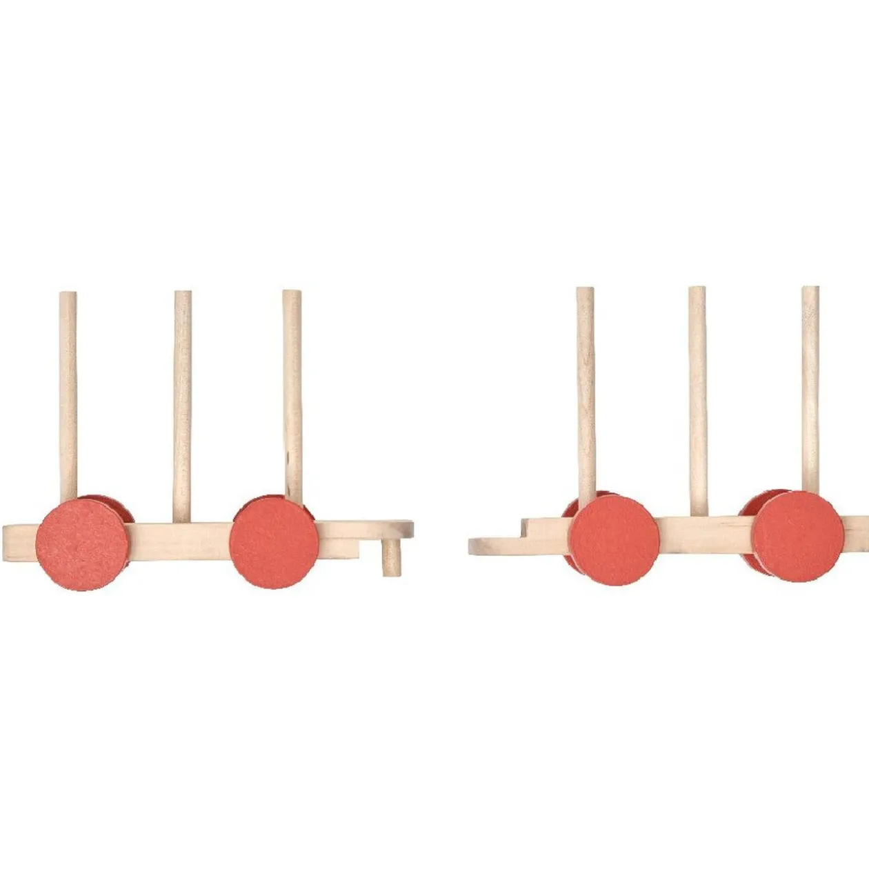 Train d'éveil en bois à assembler animaux jungle