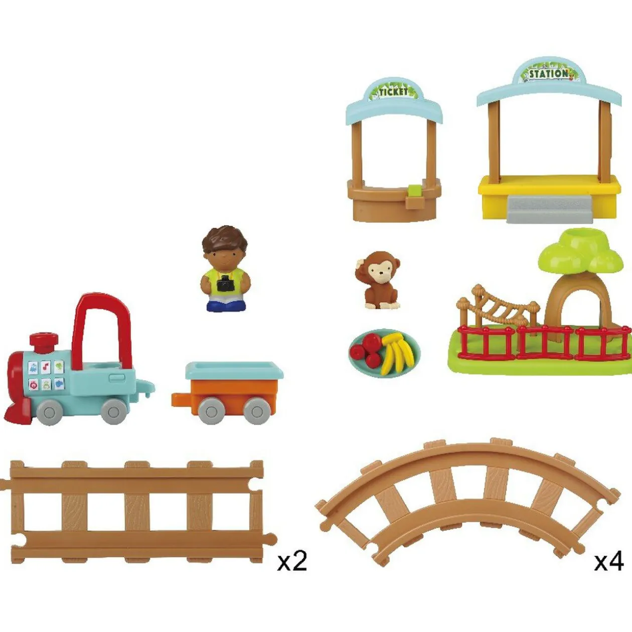 Train safari électrique musical