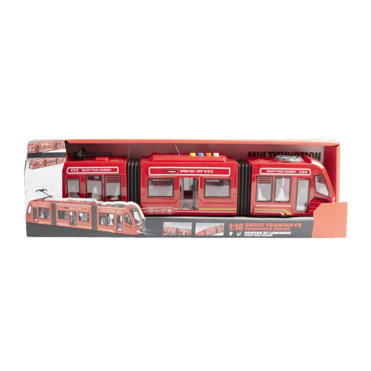 Tramway sonore et lumineux L42cm