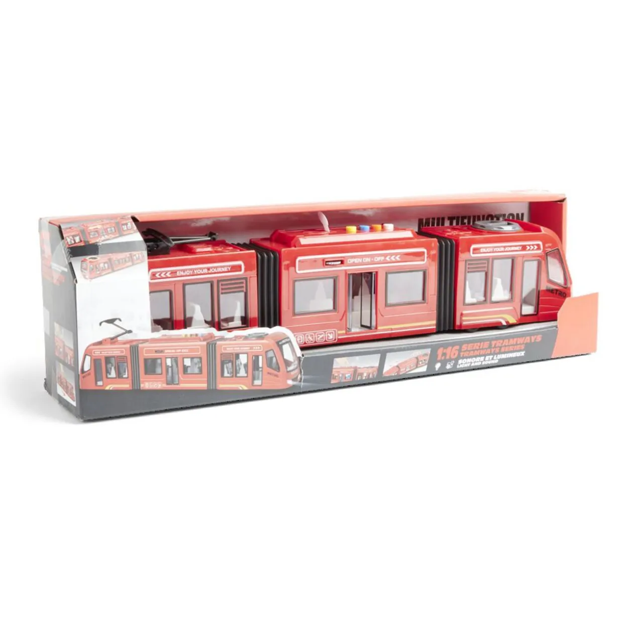 Tramway sonore et lumineux L42cm