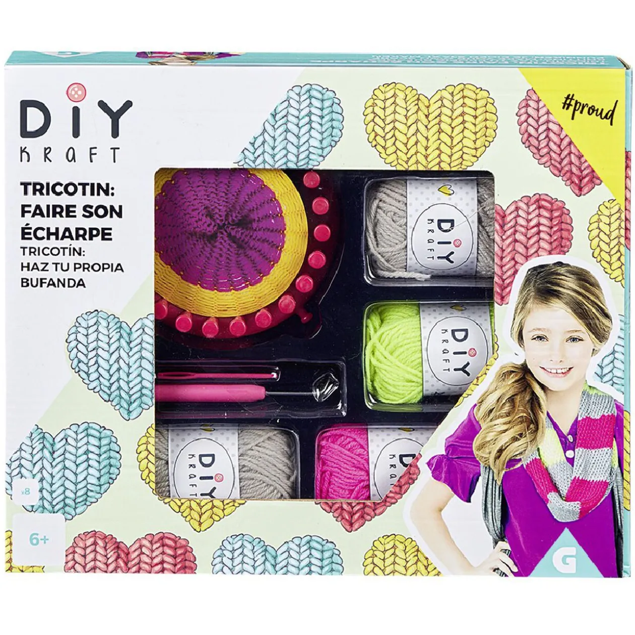 Tricotin, écharpe à confectionner