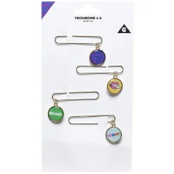 Trombone fantaisie x4, métal