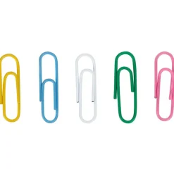 Trombone multicolore 2,8cm x100