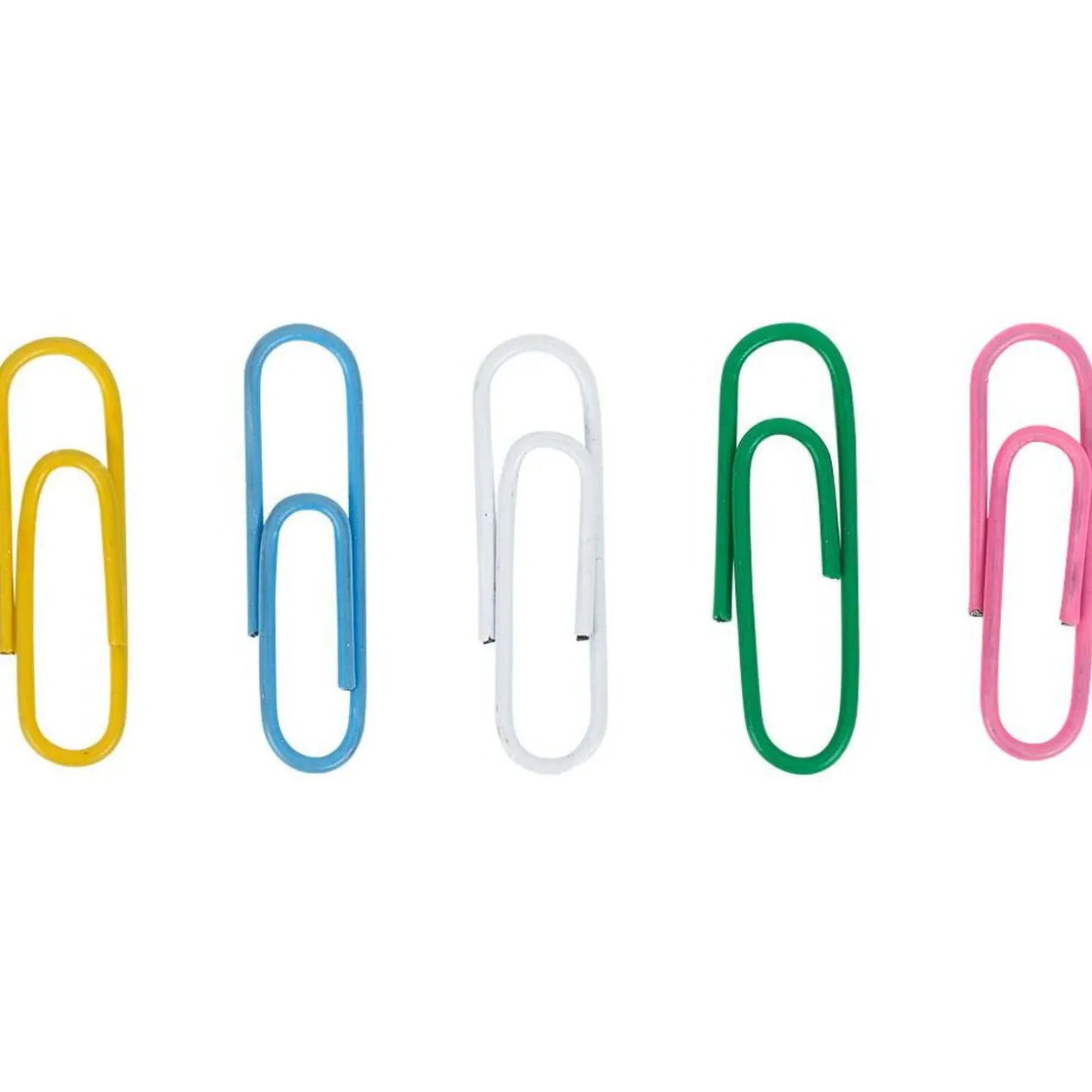 Trombone multicolore 2,8cm x100