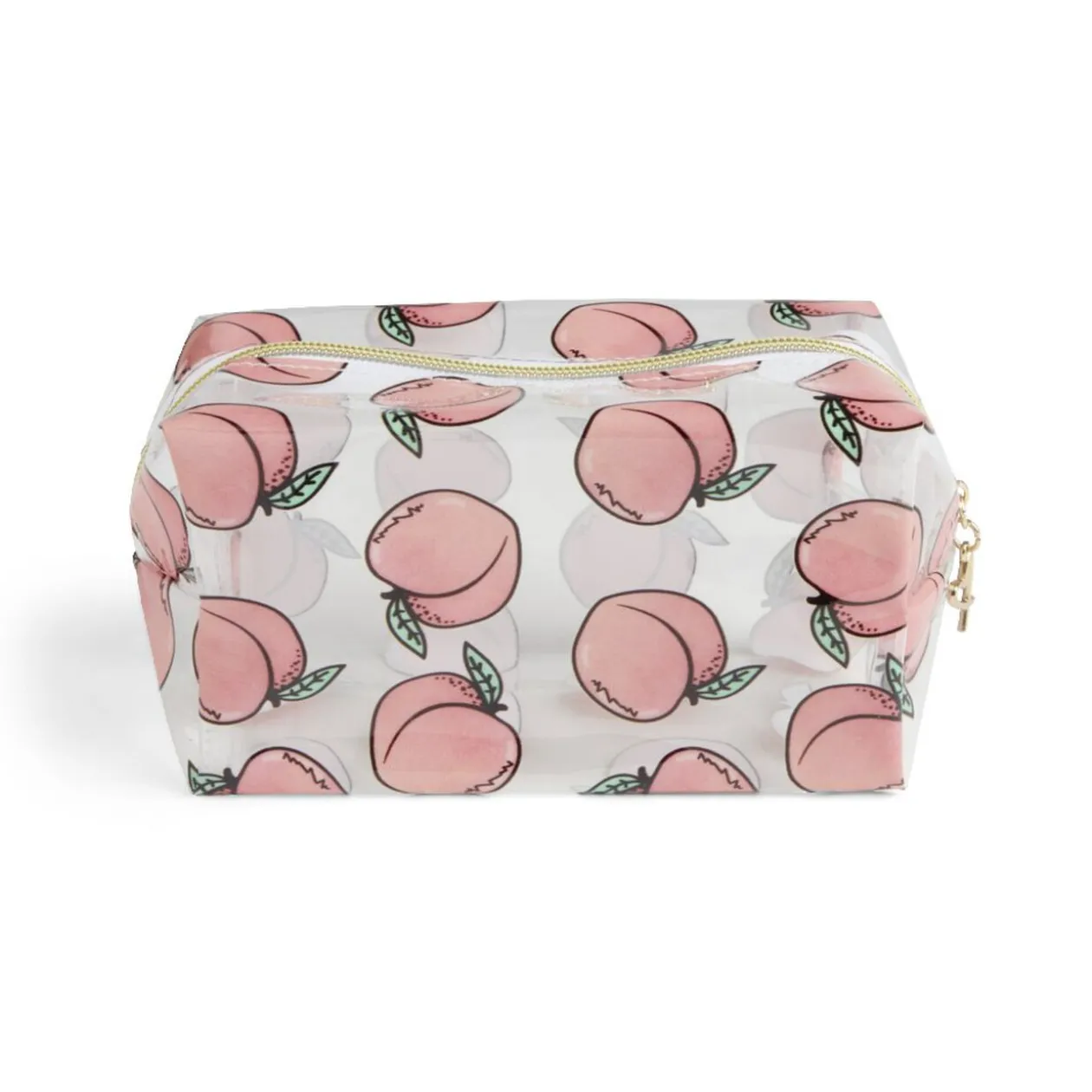 Trousse cosmétique transparente à motifs - 3 modèles