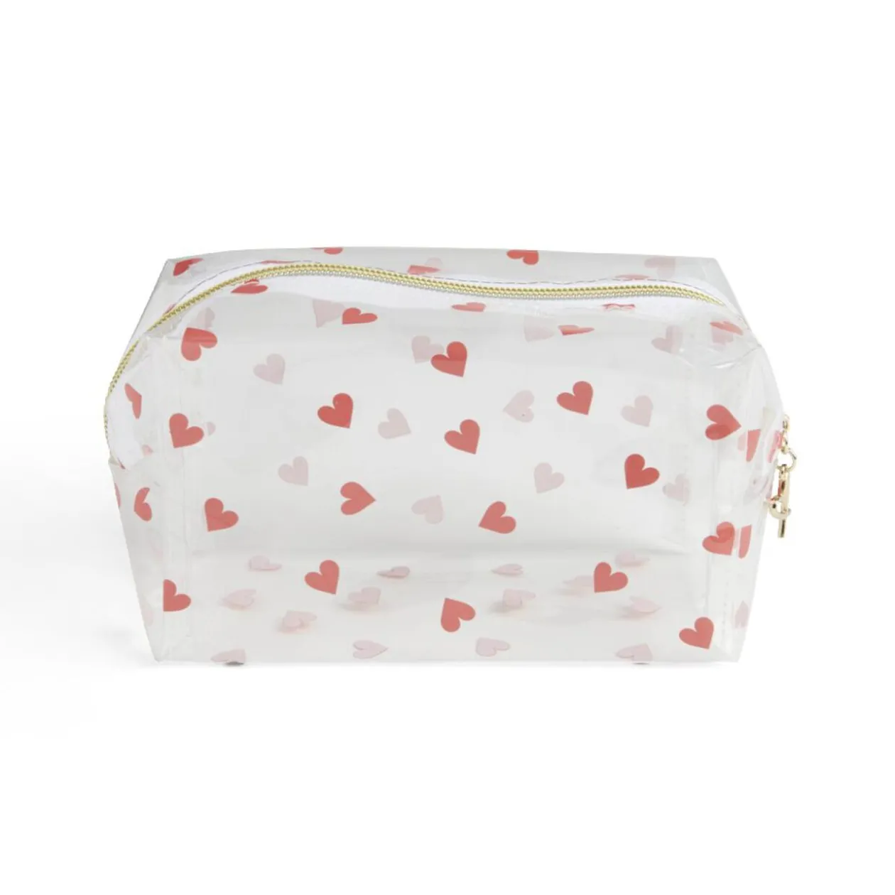 Trousse cosmétique transparente à motifs - 3 modèles