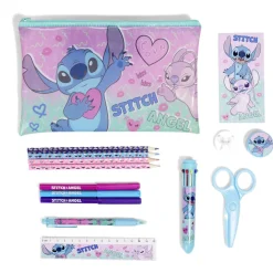 Trousse d'école avec 16 fournitures - 3 modèles