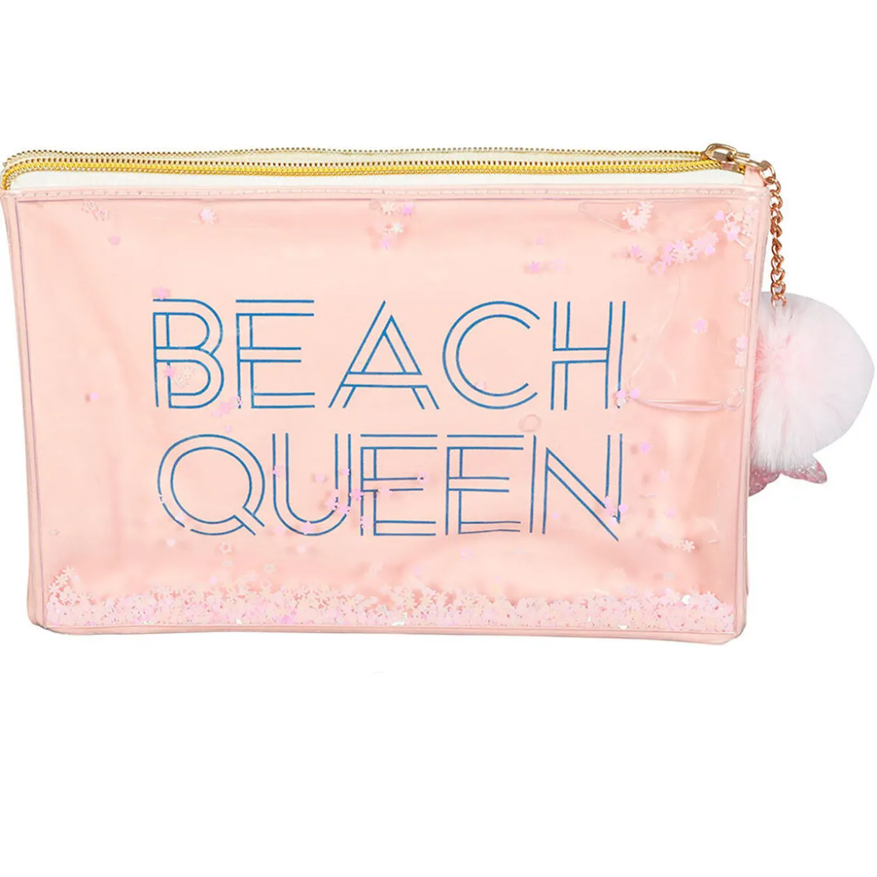 Trousse de maquillage Beach queen à paillettes