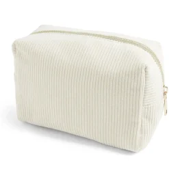 Trousse de toilette côtelée - 3 modèles