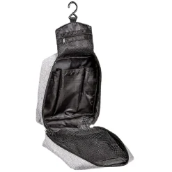 Trousse de toilette gris en nylon