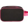 Trousse de toilette rose framboise noire