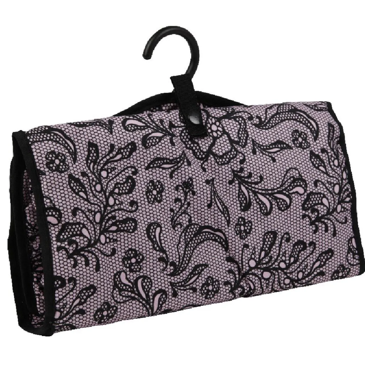 Trousse de toilette rose et noire