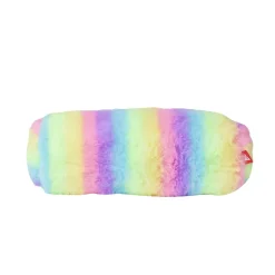 Trousse fausse fourrure polyester multicolore Ø7xL21cm