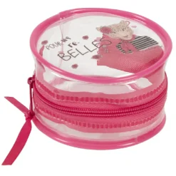 Trousse fuchsia imprimé