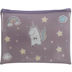 Trousse licorne en plastique