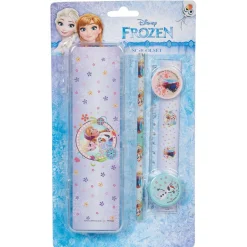 Trousse métallique garnie La Reine Des Neiges 5 pièces