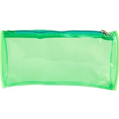 Trousse plastique couleur transparent