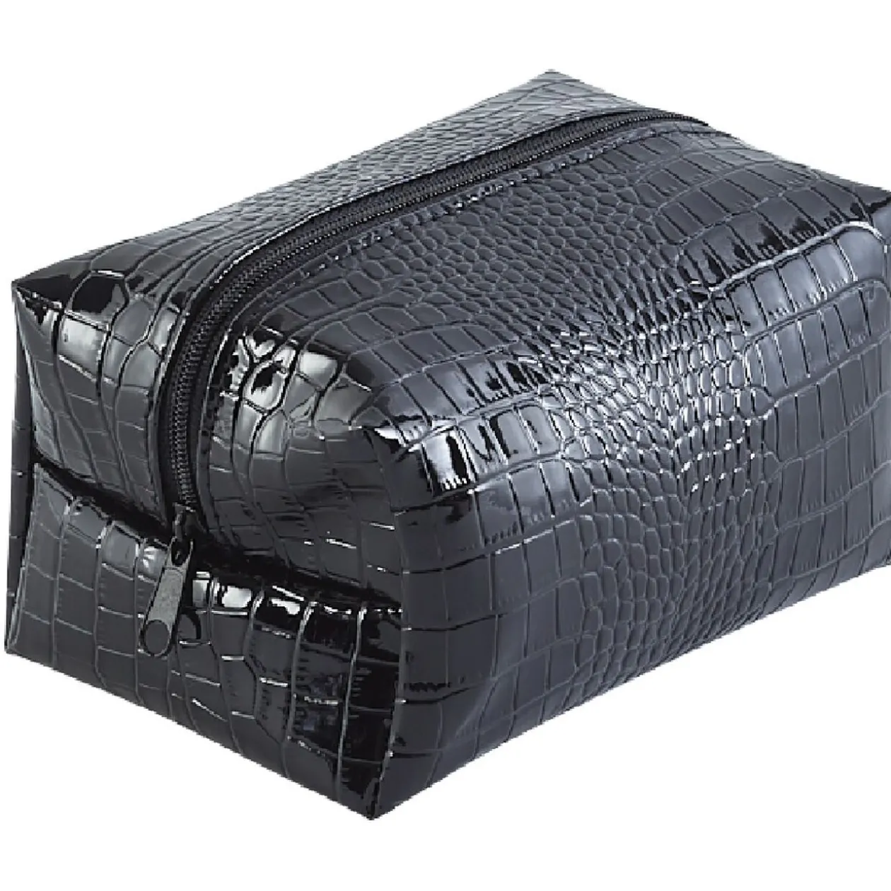 Trousse vanity noir et argent x4