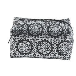 Trousse vanity noir et argent x4