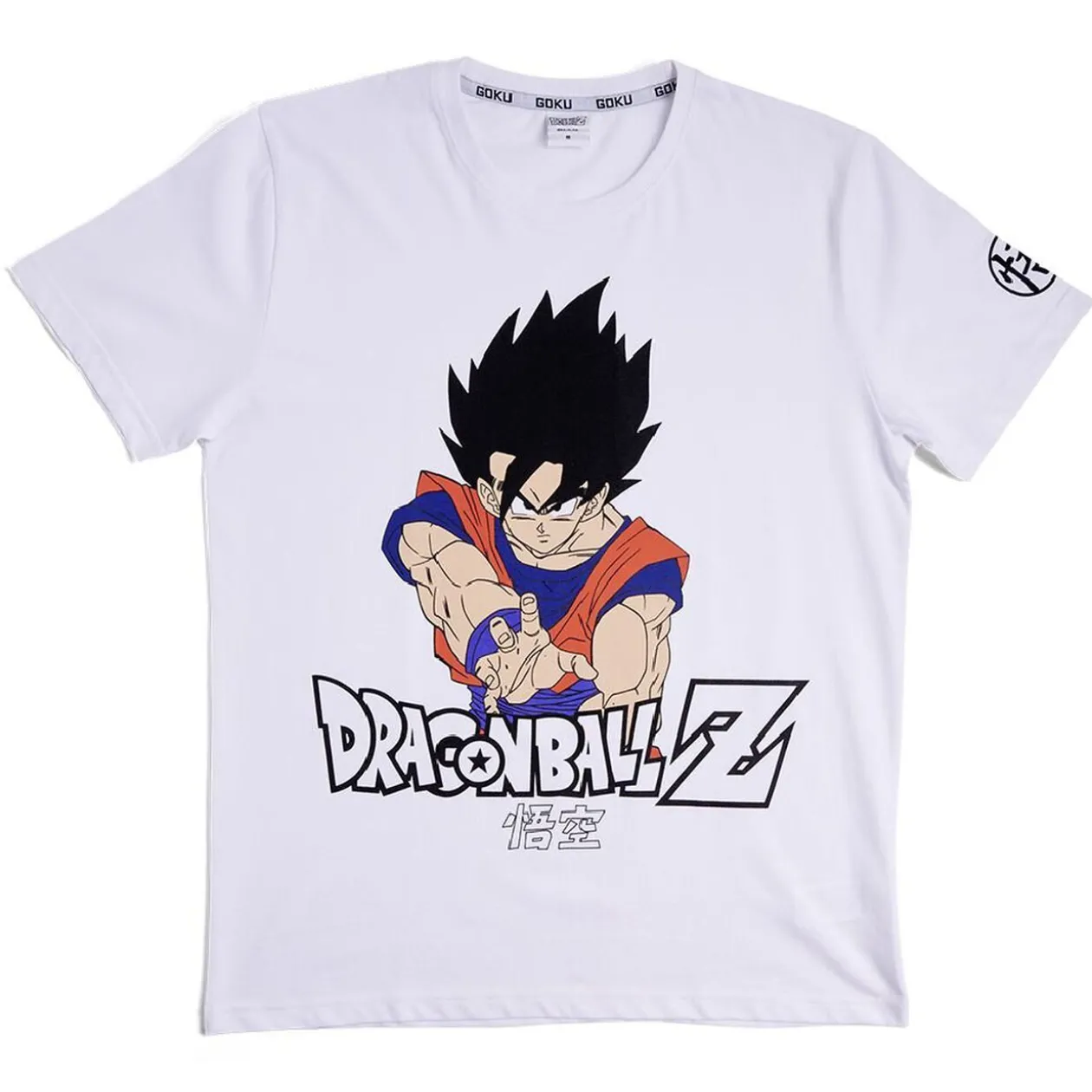 T-shirt Dragon Ball Z Goku coton blanc