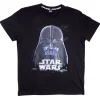 T-shirt Star Wars Dark Vador coton noir