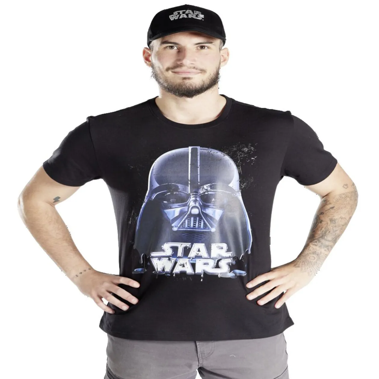 T-shirt Star Wars Dark Vador coton noir