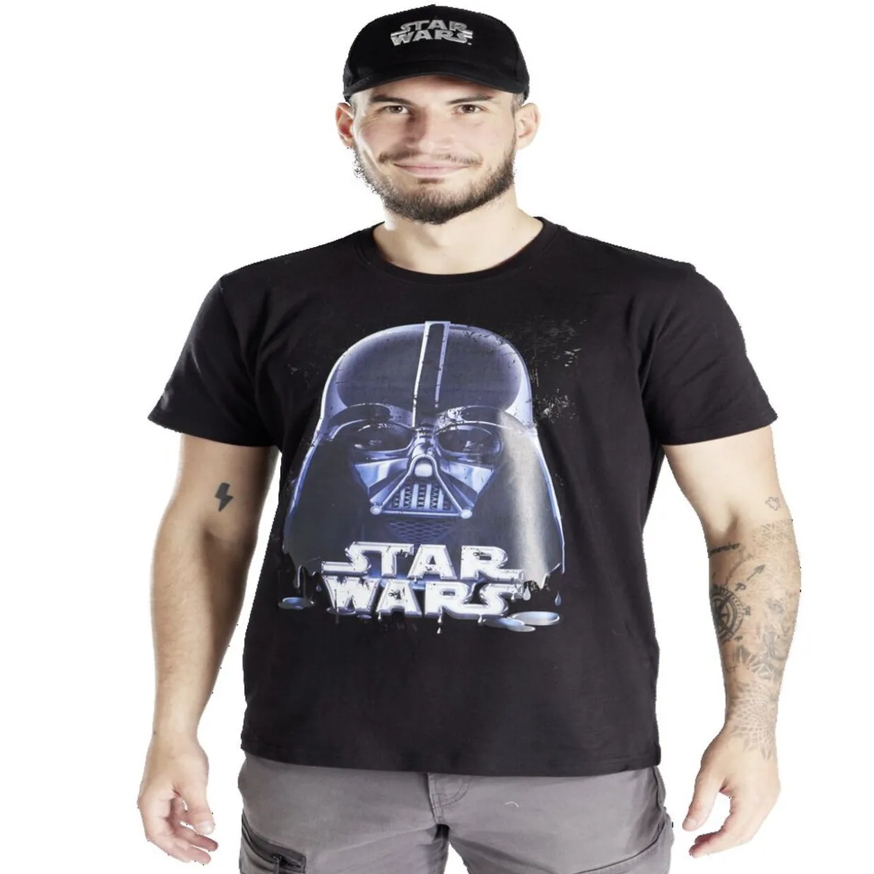 T-shirt Star Wars Dark Vador coton noir